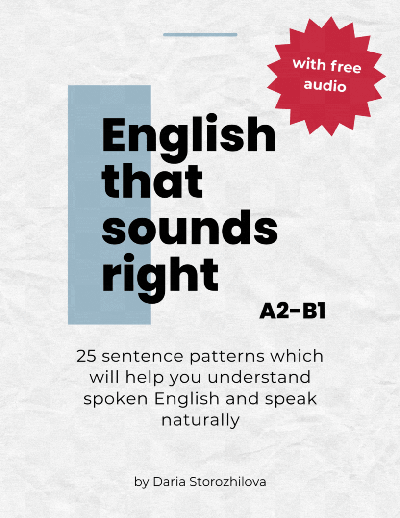 English That Sounds Right - Рабочая тетрадь по разговорным речевым шаблонам {{brizy_dc_image_alt imageSrc=